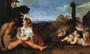 TIZIANO Vecellio The Three Ages of Man aer Sweden oil painting reproduction